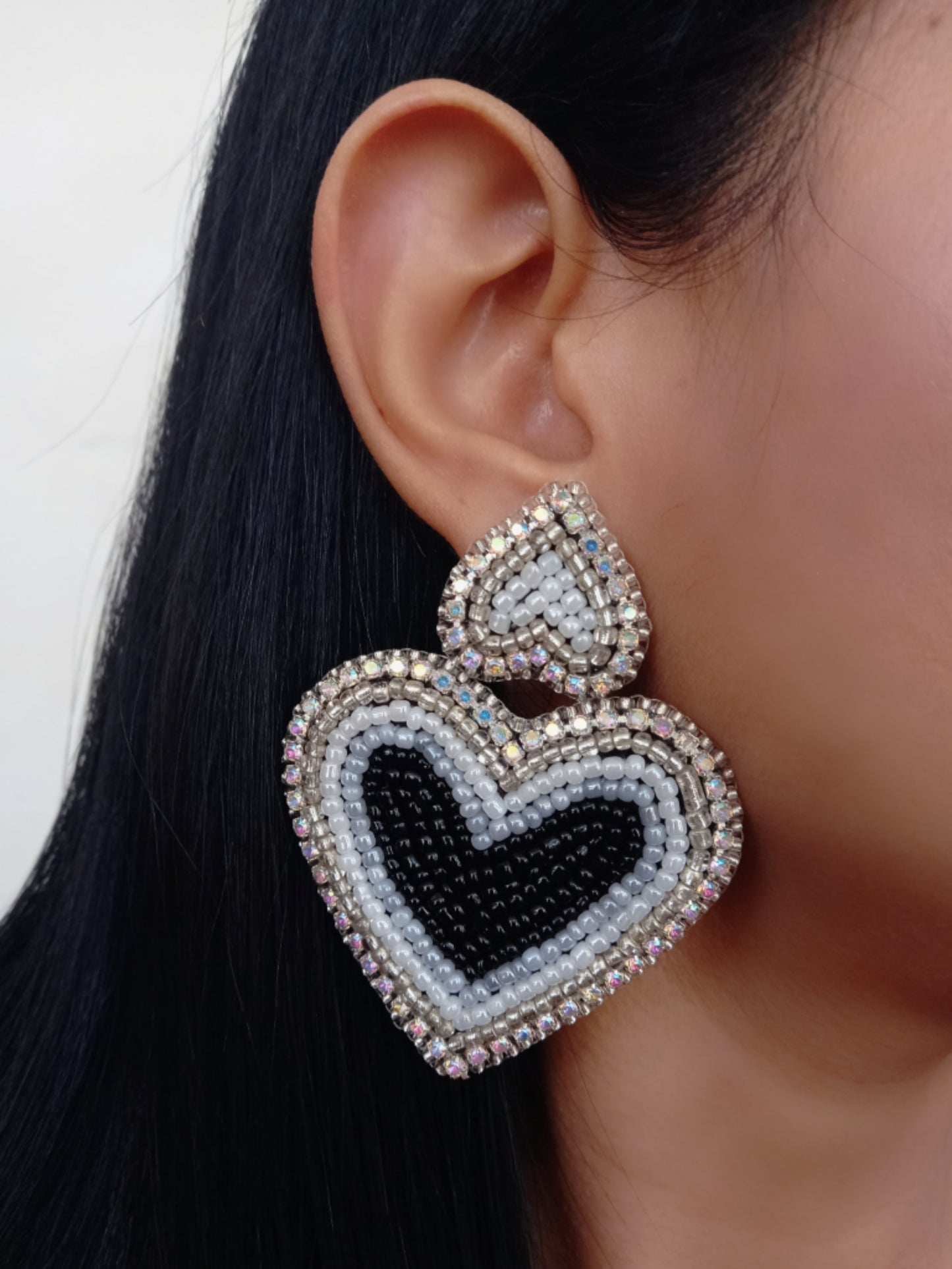 Pendientes Corazones de Acuarela