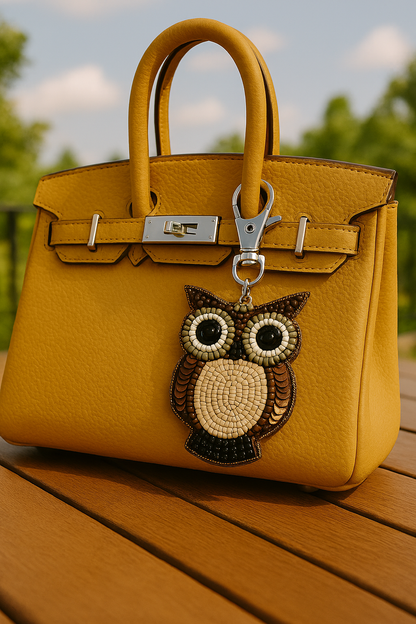 Colgante para bolso con forma de búho