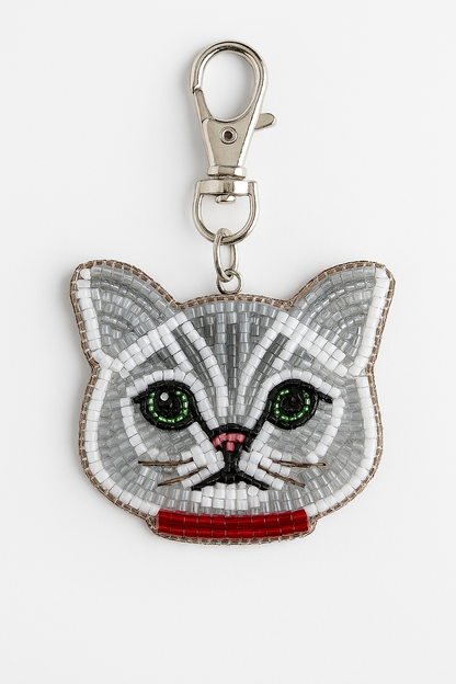 Colgante para bolso con diseño de gato
