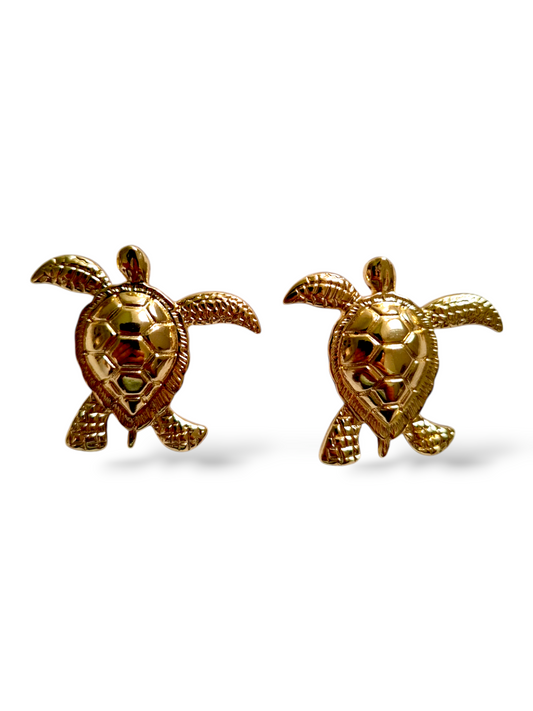 Metal Turtles Earrings