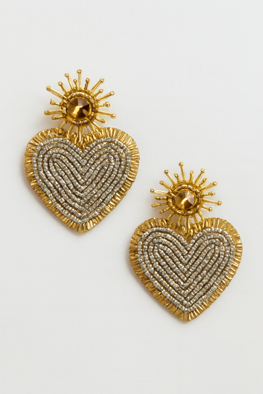 Pendientes de corazones de Venus