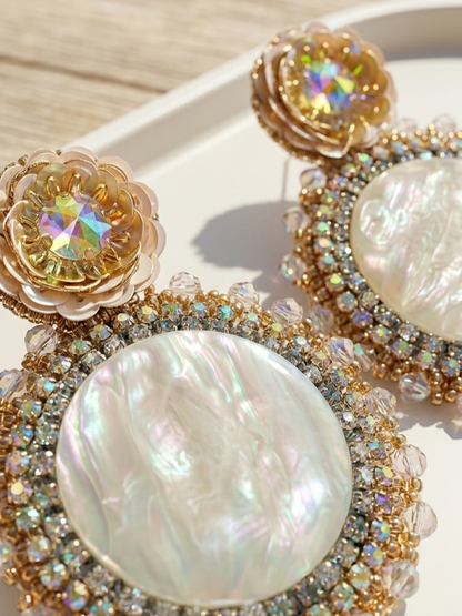 Stella Round Earrings