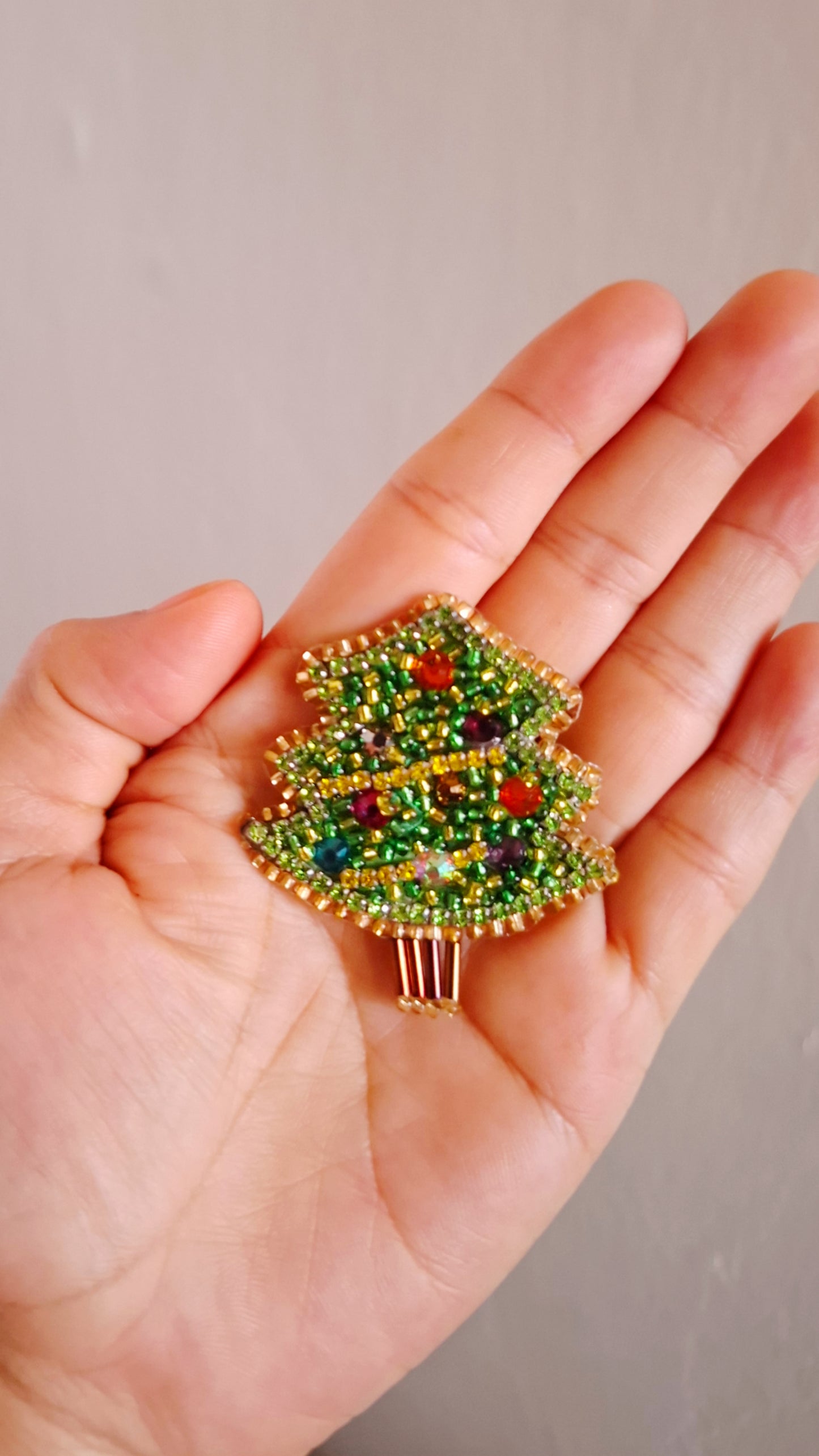 Christmas Tree Brooch
