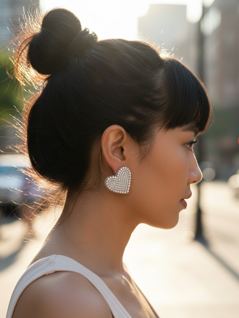 Paris Hearts Earrings