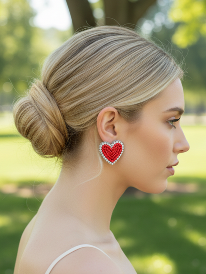 Paris Hearts Earrings