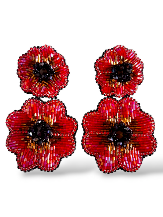 Pendientes Flores Anémonas