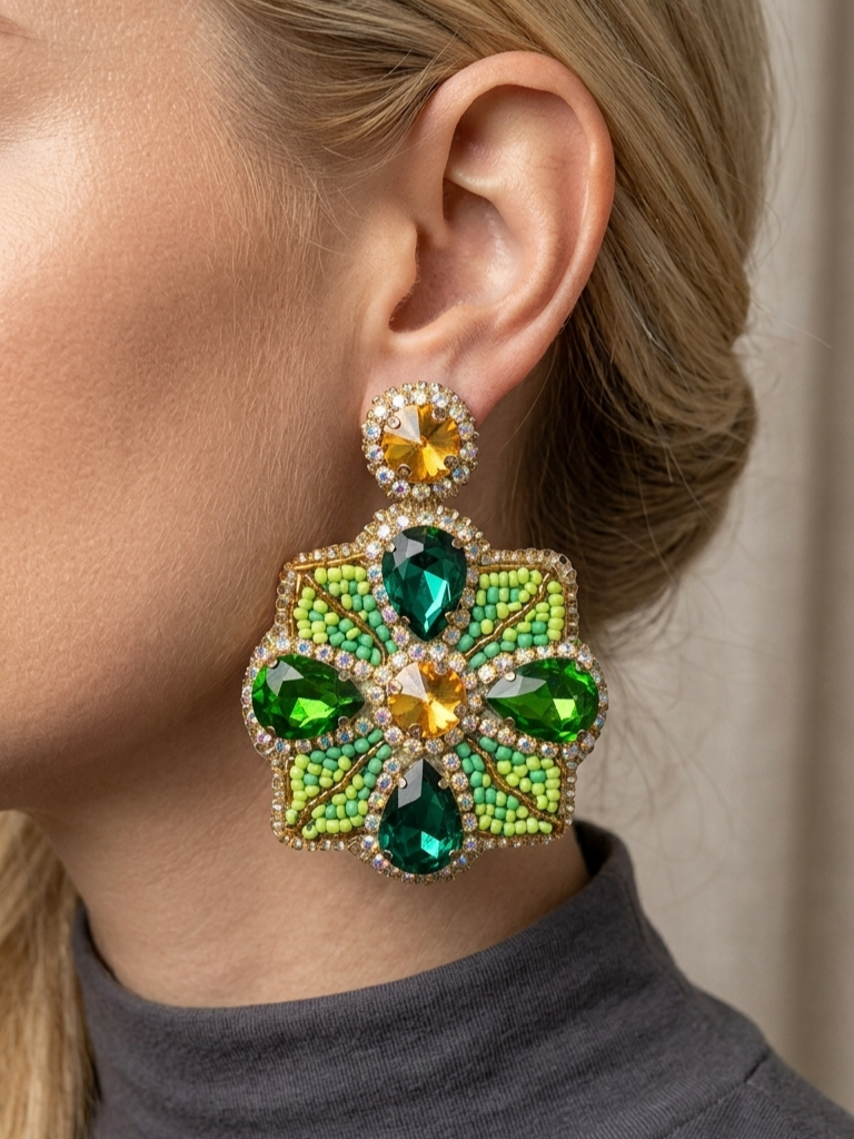 Cosmos Flowers Earrings