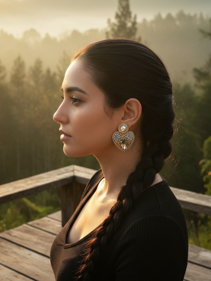 Priscilla Hearts Earrings