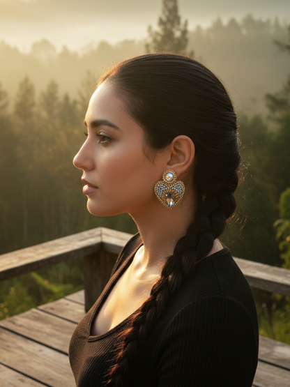 Priscilla Hearts Earrings