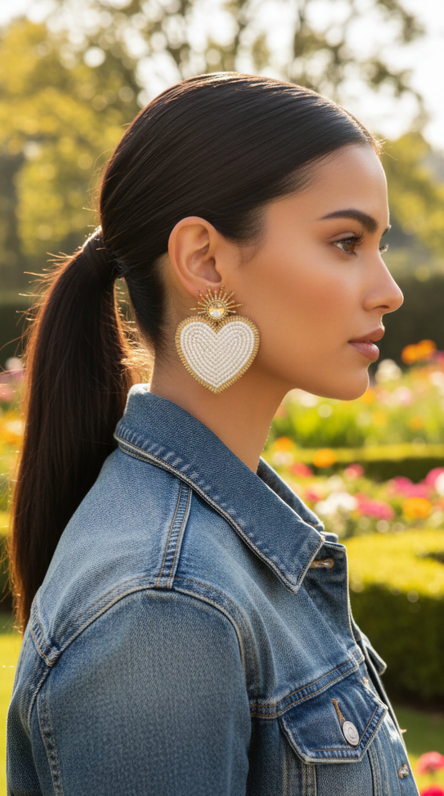 Pendientes de corazones de Venus