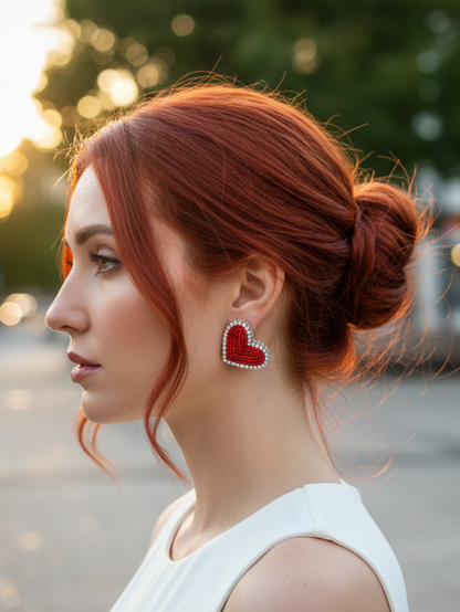 Paris Hearts Earrings