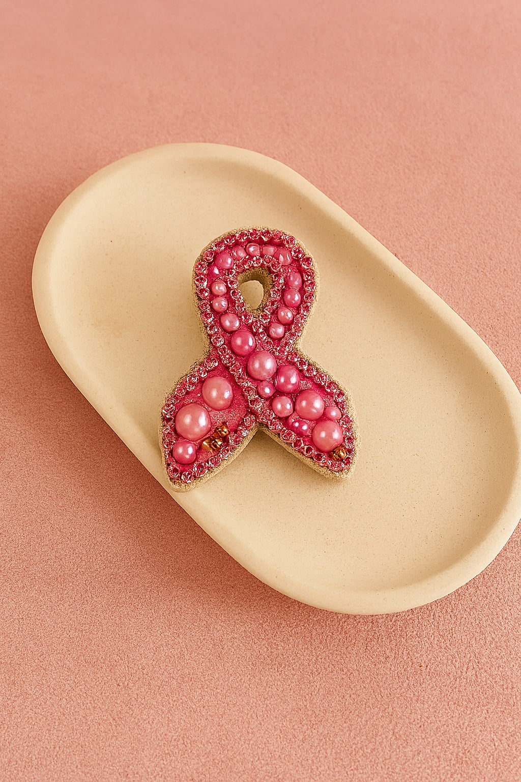 Broche del Lazo Rosa