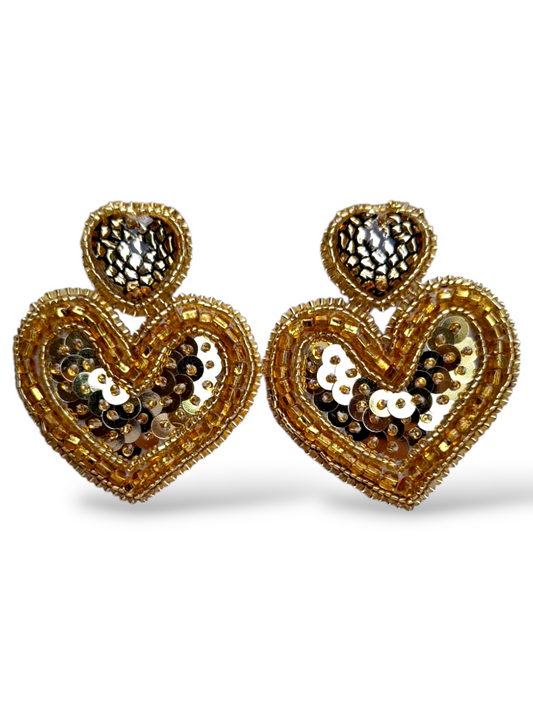 Pendientes de corazones Grianne