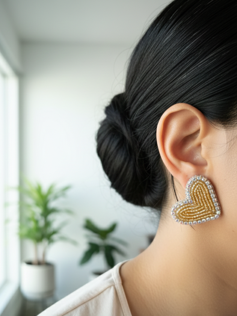 Paris Hearts Earrings