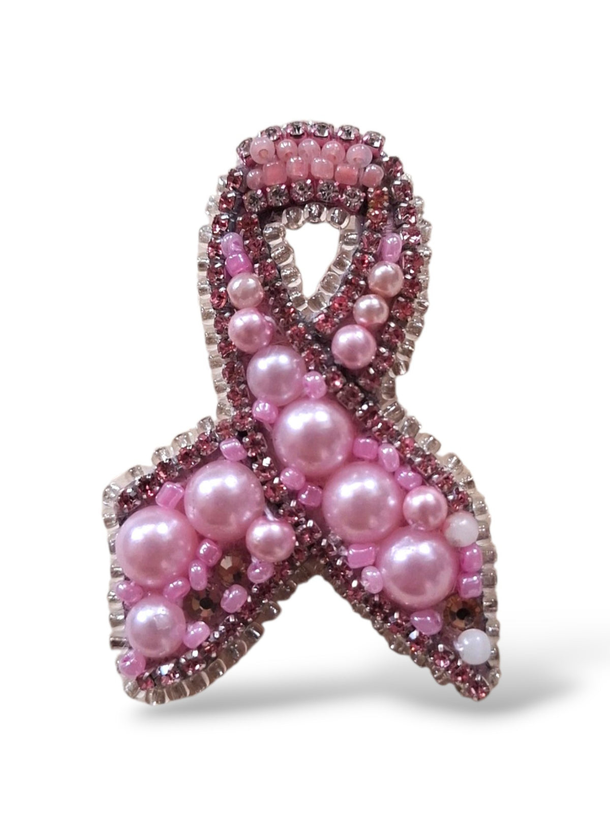 Pink Ribbon Brooch