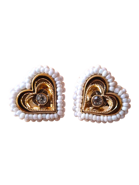 Pendientes de corazones Malia