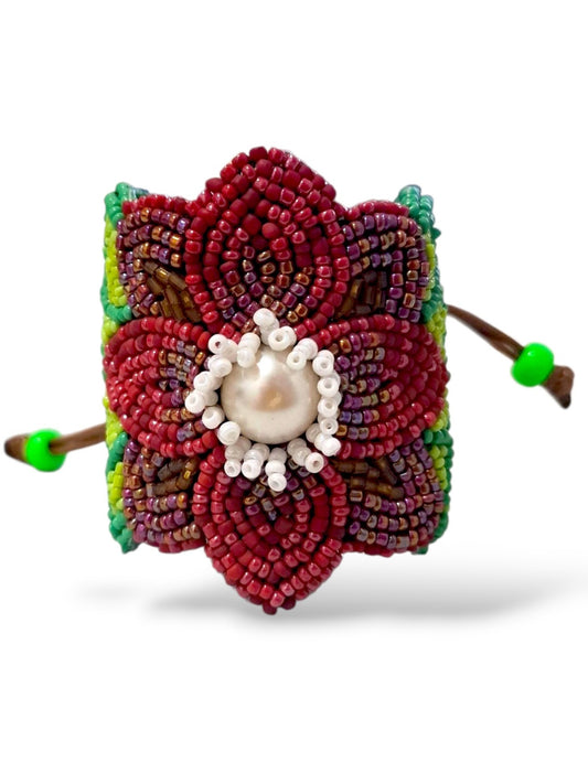 Brazalete con flor Flor de Verano