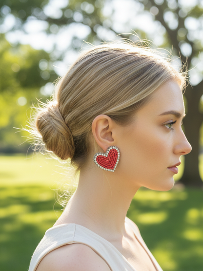 Paris Hearts Earrings