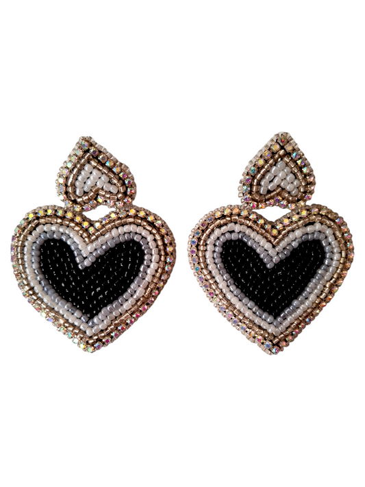 Pendientes Corazones de Acuarela